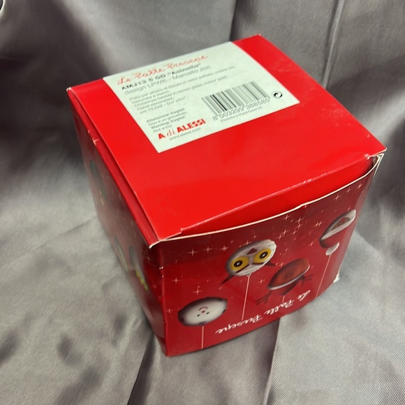 NWT,Alessi AMJ13 5 GD Donkey Bauble for Christmas Tree, Blown Glass, Gold, 13.5 - Picture 15 of 17
